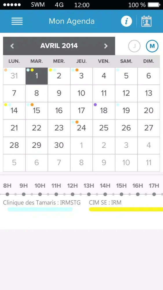 Screenshot di MyWeek Manager