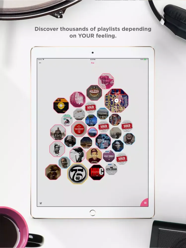 ภาพหน้าจอของ SoundR - Feel your Music iPad 