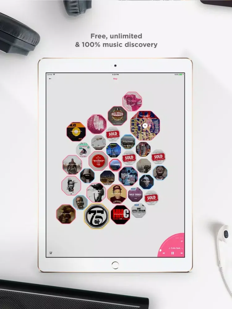 ภาพหน้าจอของ SoundR - Feel your Music iPad 