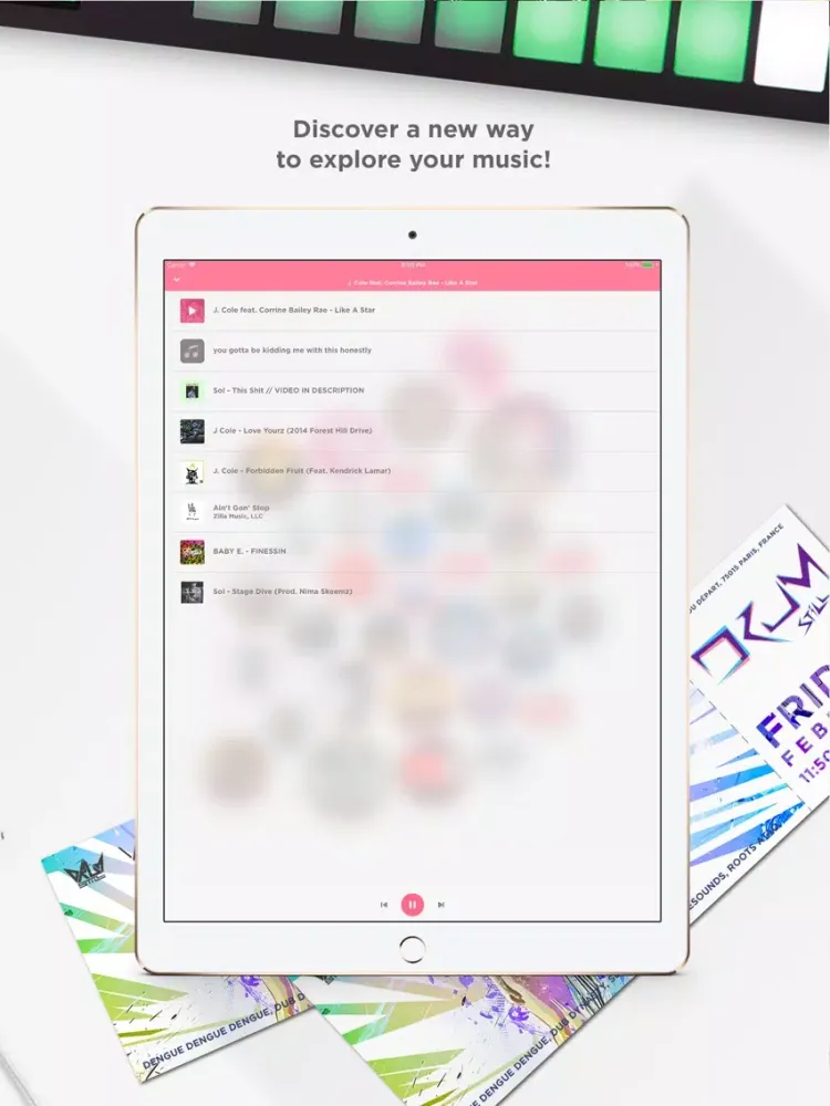 ภาพหน้าจอของ SoundR - Feel your Music iPad 