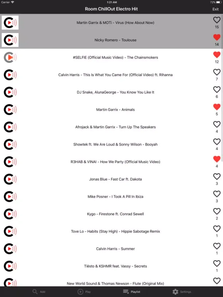 Screenshot di Chillout - Music with Friends iPad 