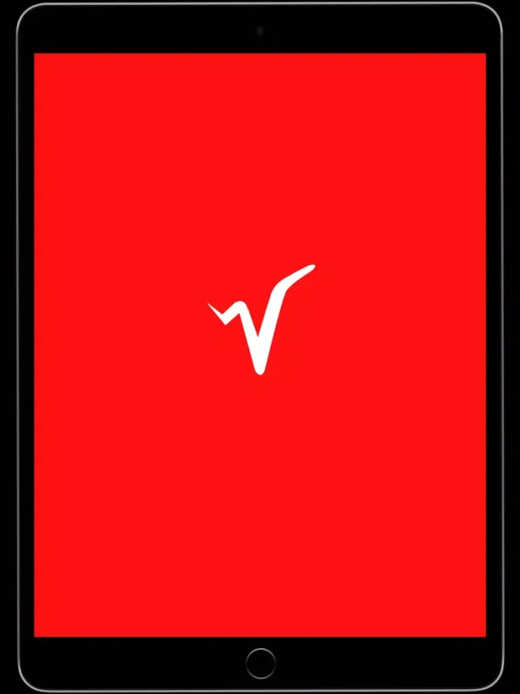 Tangkapan layar Radio Vitamine Officielle iPad 