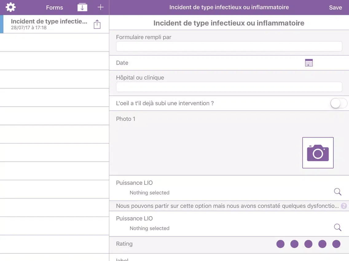Use-My-Forms iPad  Screenshots
