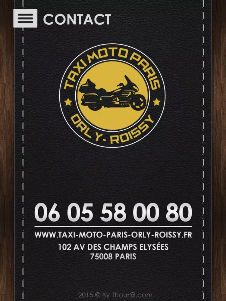 Screenshot di Taxi Moto Paris Orly Roissy iPad 