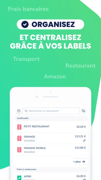 Tangkapan skrin Tiime, entreprendre simplement
