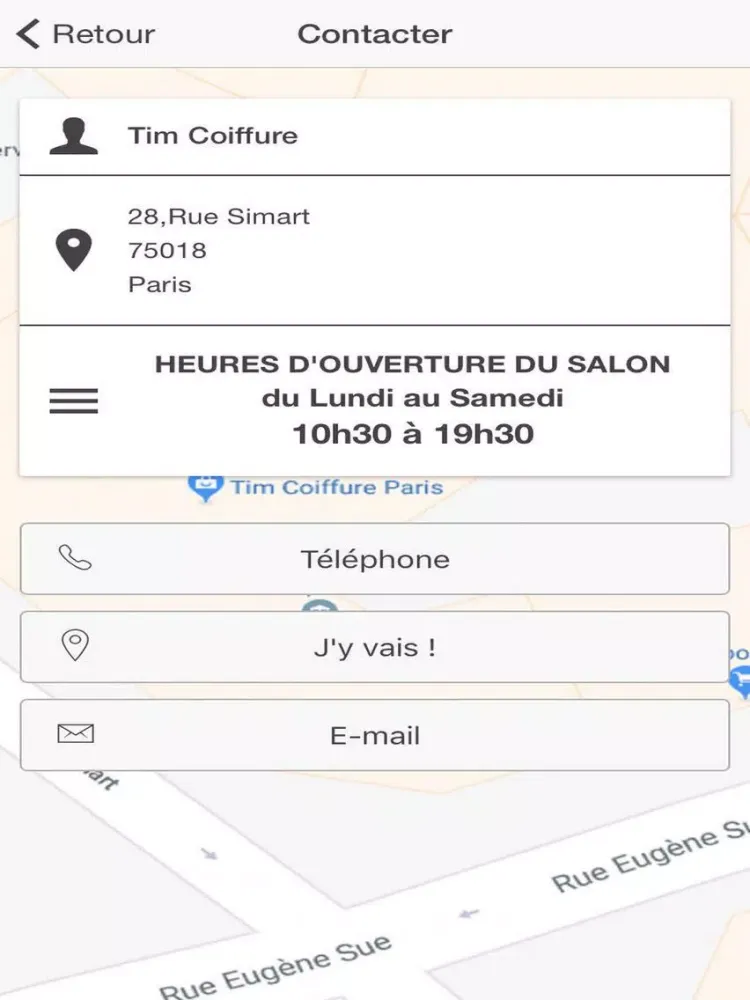 Tim Coiffure iPad  स्क्रीनशॉट