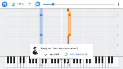 Capturas de tela do Tokatab - Jouer du piano