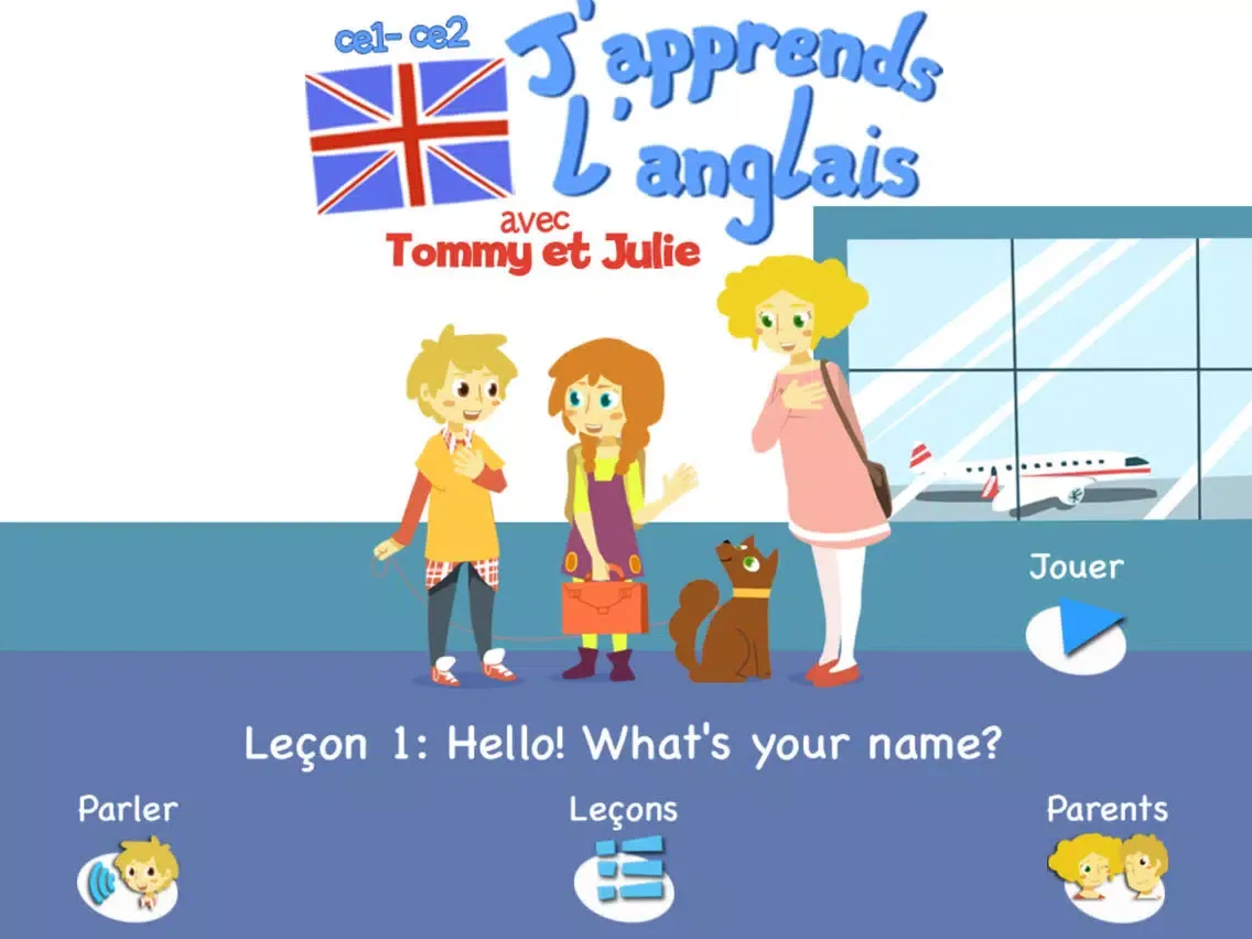 J'apprends l'anglais avec Tommy et Julie Ce1- Ce2 iPad  Screenshots
