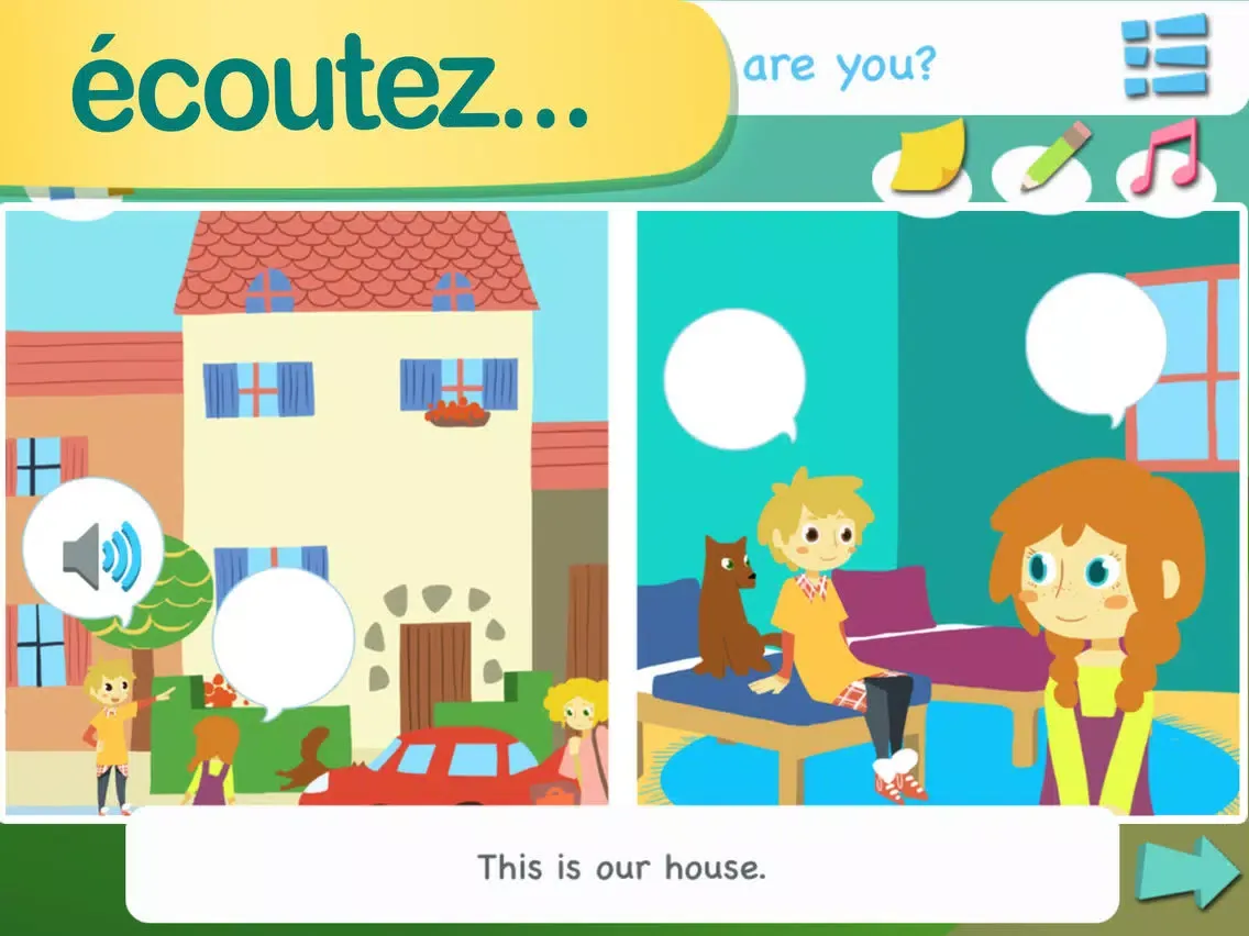 J'apprends l'anglais avec Tommy et Julie Ce1- Ce2 iPad  Screenshots