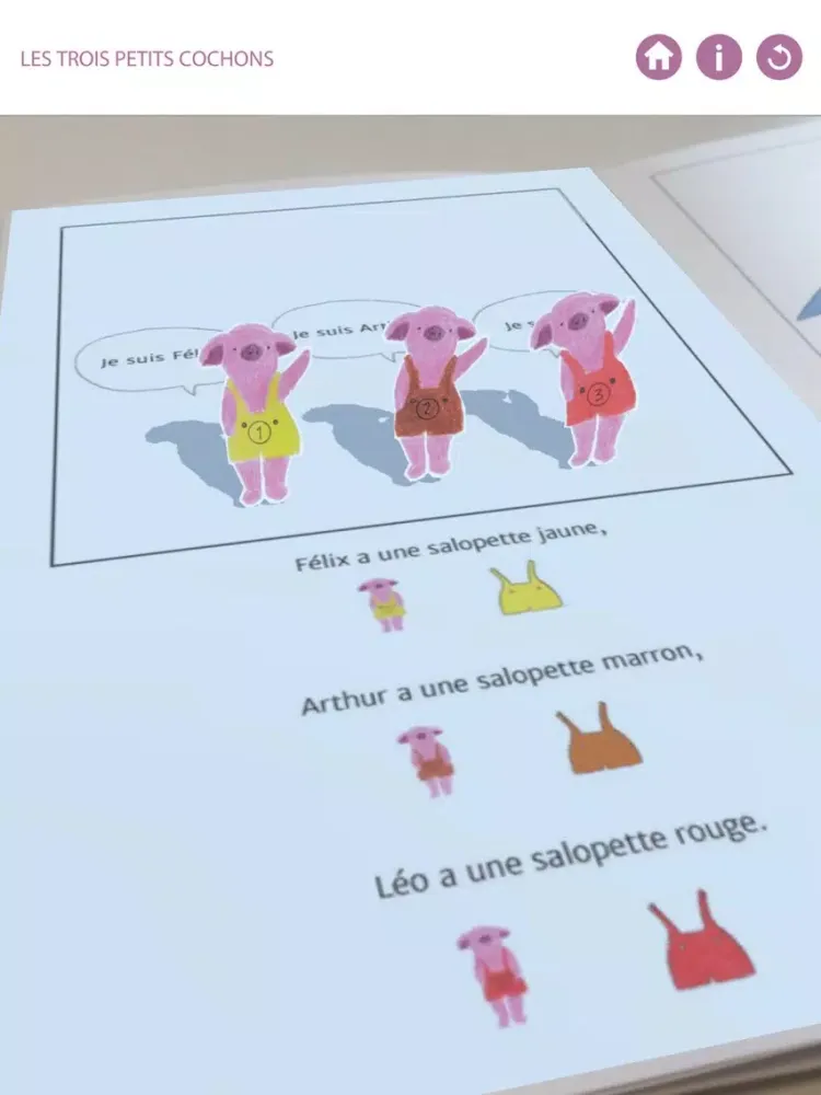 Capturas de pantalla de Les 3 petits cochons RA iPad 