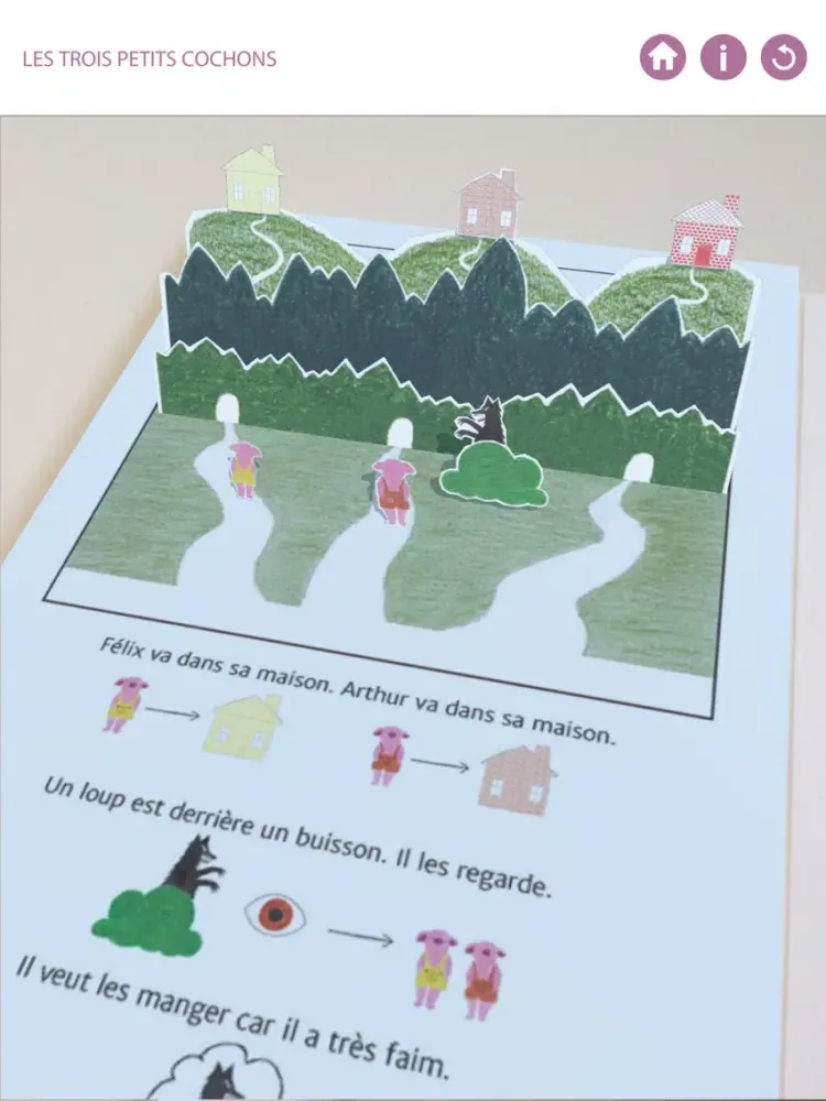 Capturas de pantalla de Les 3 petits cochons RA iPad 
