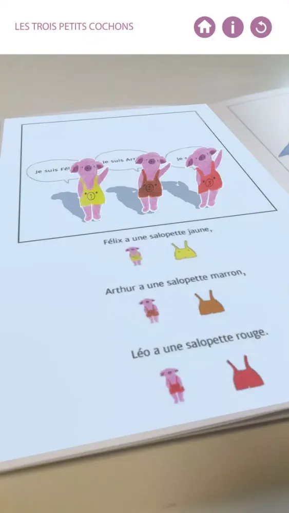 Capturas de pantalla de Les 3 petits cochons RA