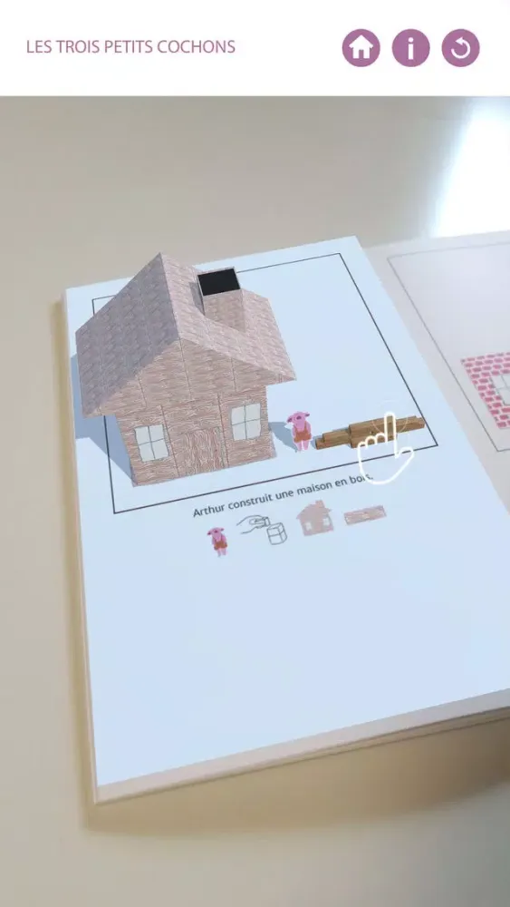 Capturas de pantalla de Les 3 petits cochons RA