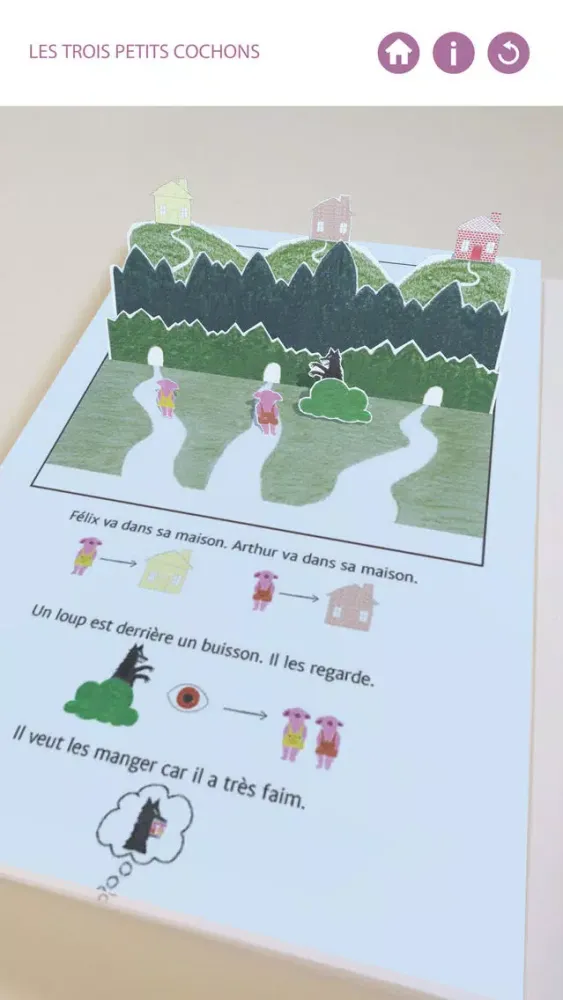 Capturas de pantalla de Les 3 petits cochons RA