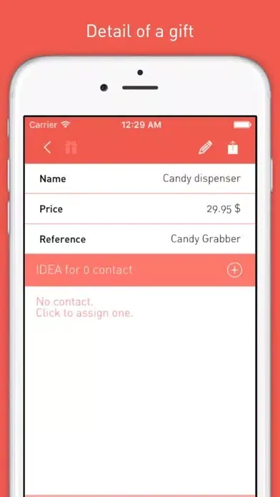 Gifts List Ekran Görüntüleri