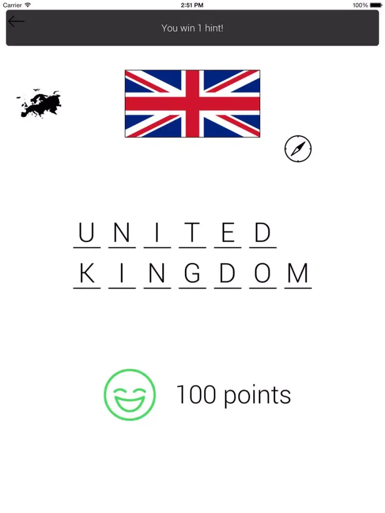 Country Quizz iPad 应用截图