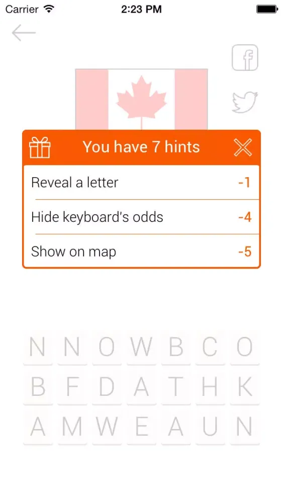 Country Quizz应用截图