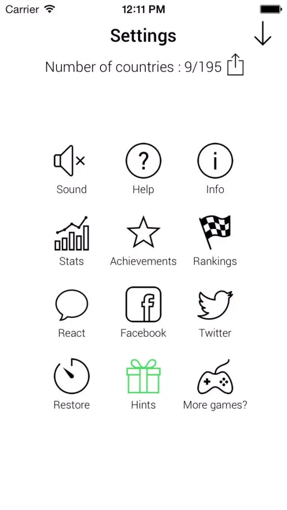 Country Quizz应用截图