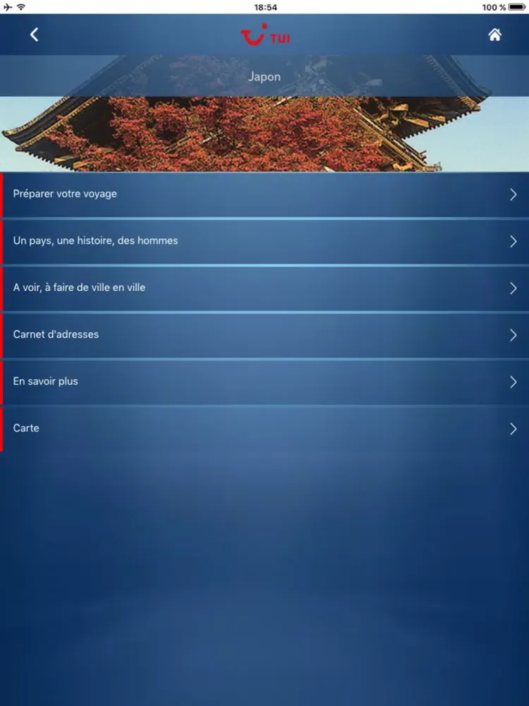 myTUIguide iPad 應用截圖