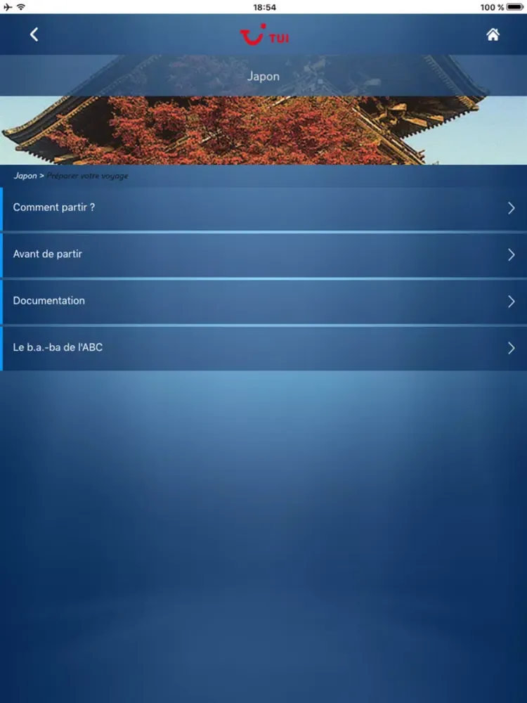 myTUIguide iPad 應用截圖