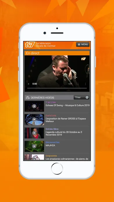 Captures d'écran de TV7 Télévision de Colmar