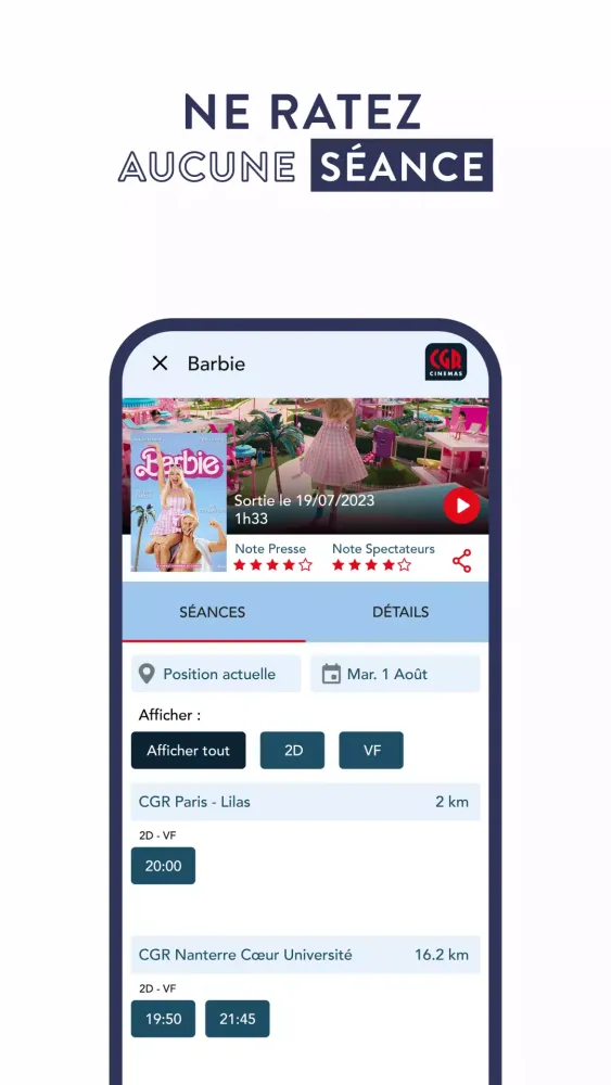 CGR Cinémas Screenshots