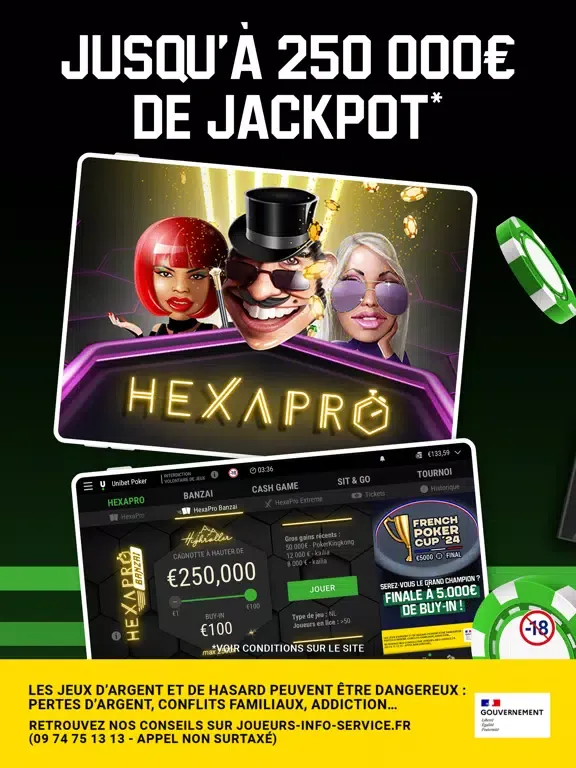 Captures d'écran de Unibet Poker France iPad 