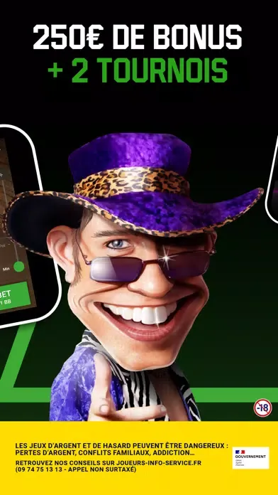 Captures d'écran de Unibet Poker France