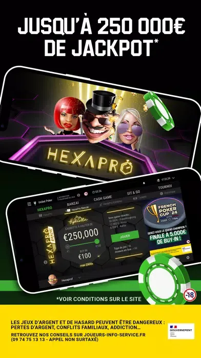 Captures d'écran de Unibet Poker France