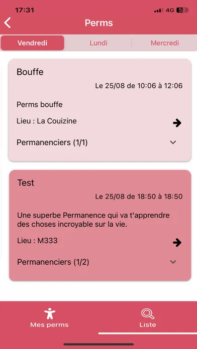 Intégration UTT Screenshots