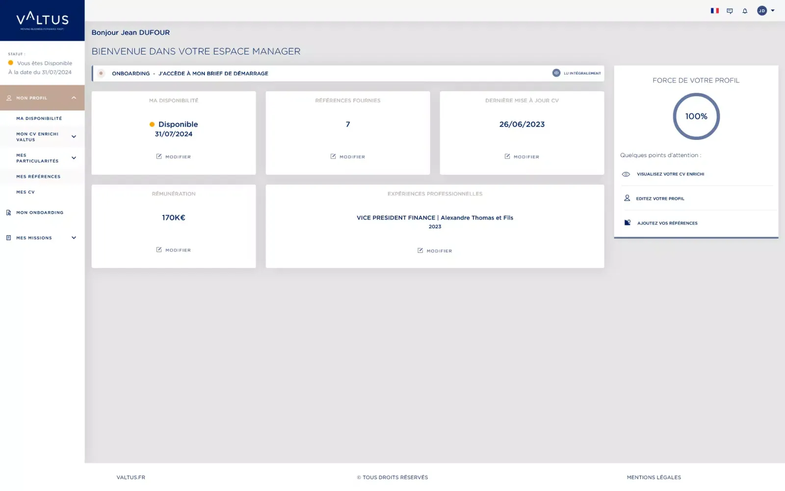 Valtus Espace Manager Screenshots