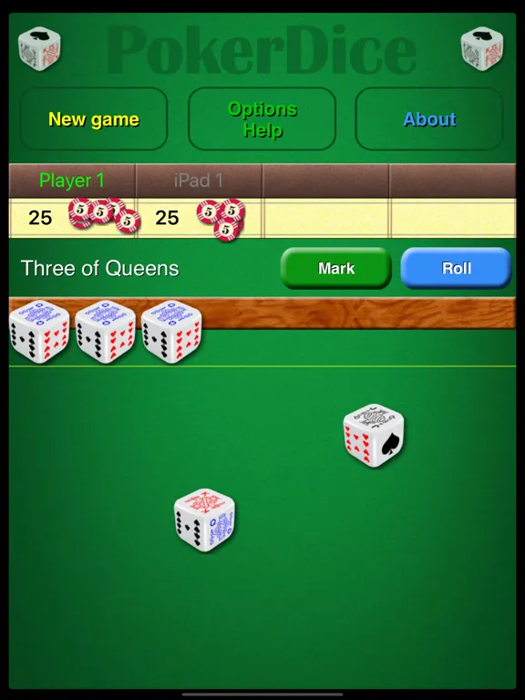 Tangkapan layar Dice game : Poker Dice iPad 