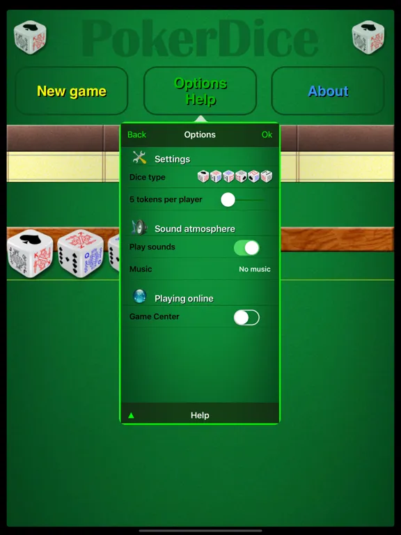 Tangkapan layar Dice game : Poker Dice iPad 
