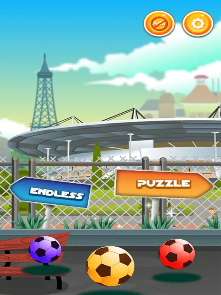 Tangkapan layar Soccer Bubble Shooter iPad 