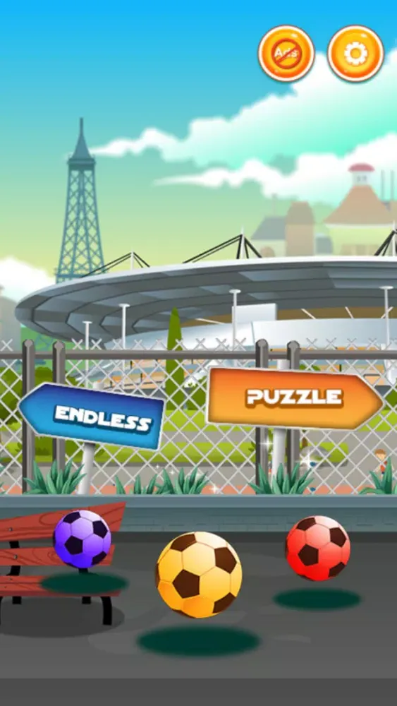 Tangkapan layar Soccer Bubble Shooter