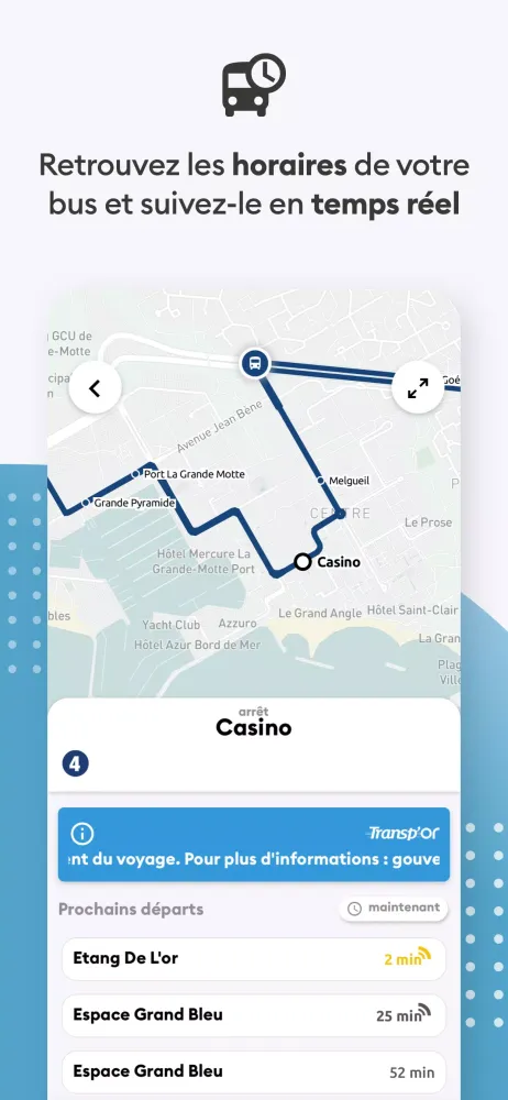 Screenshot di Transp'Or & Mobilités