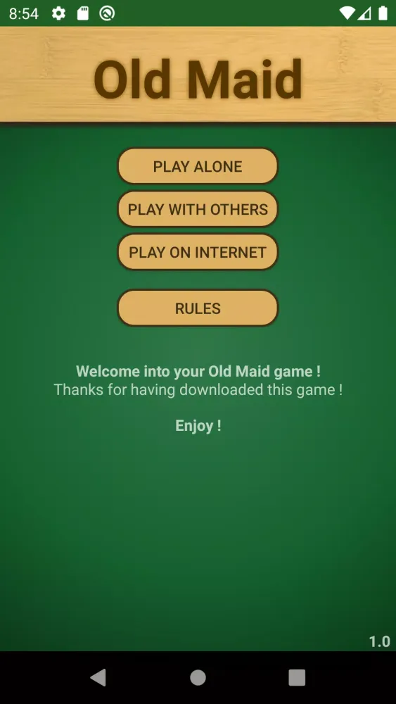 Captures d'écran de Old Maid