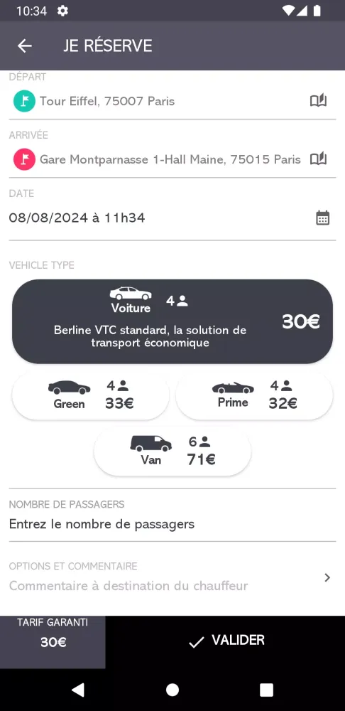 Tangkapan layar Vtc online