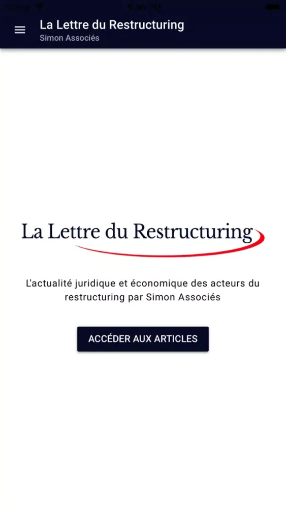 La Lettre du Restructuring स्क्रीनशॉट