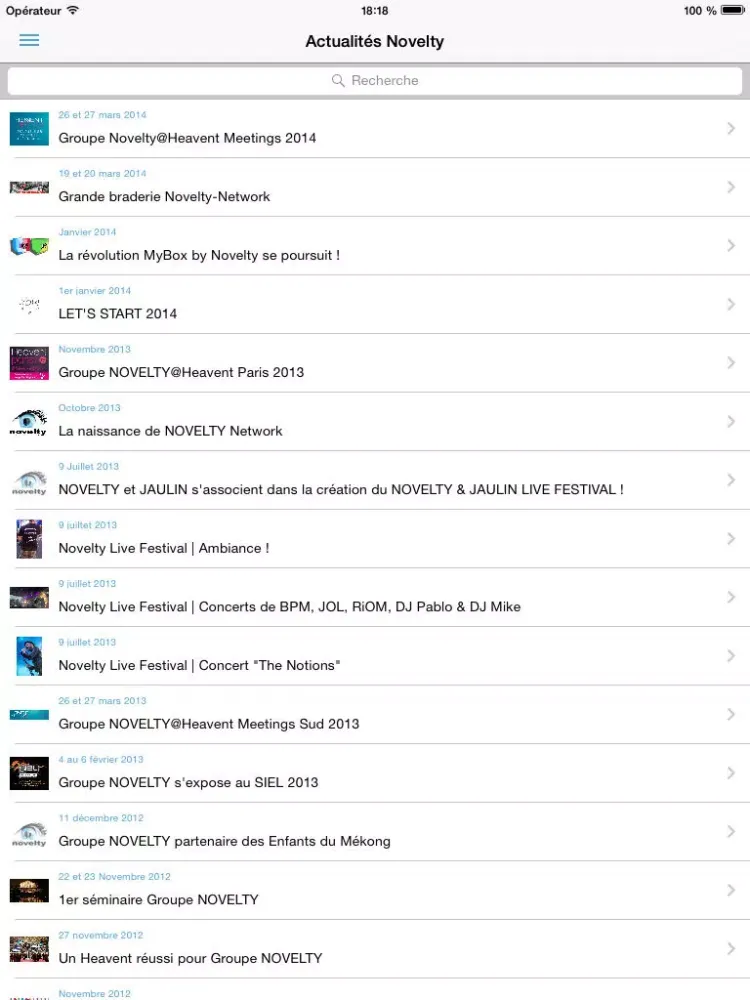 Capturas de tela do Novelty iPad 