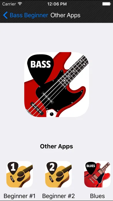 Captures d'écran de Beginner Bass method HD LITE