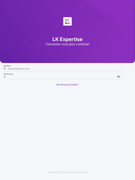 Captures d'écran de LK Expertise iPad 
