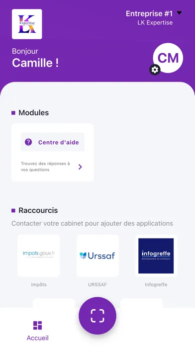 Captures d'écran de LK Expertise
