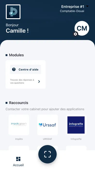 Zrzuty ekranu Comptable-Douai