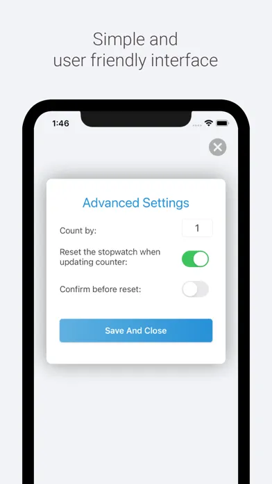 Скриншоты Simple Counter Application