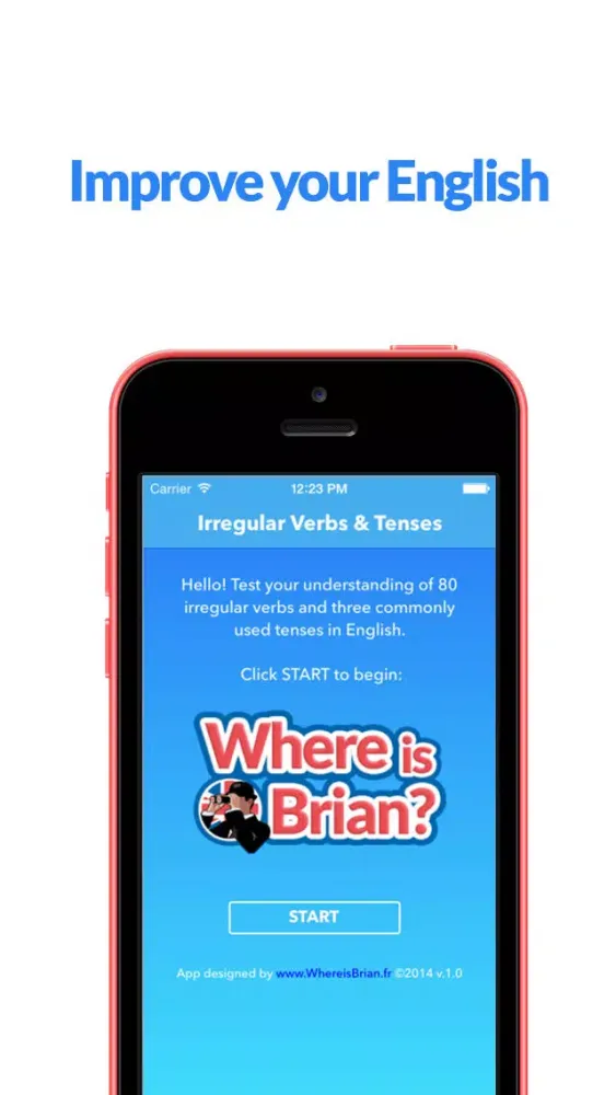 English Tenses and Verbs Quiz - Where is Brian?应用截图