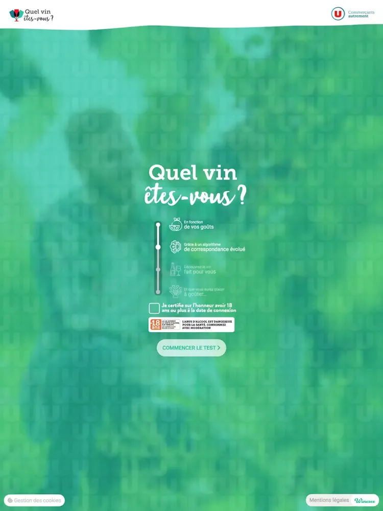 Tangkapan skrin Quel vin êtes-vous ? iPad 