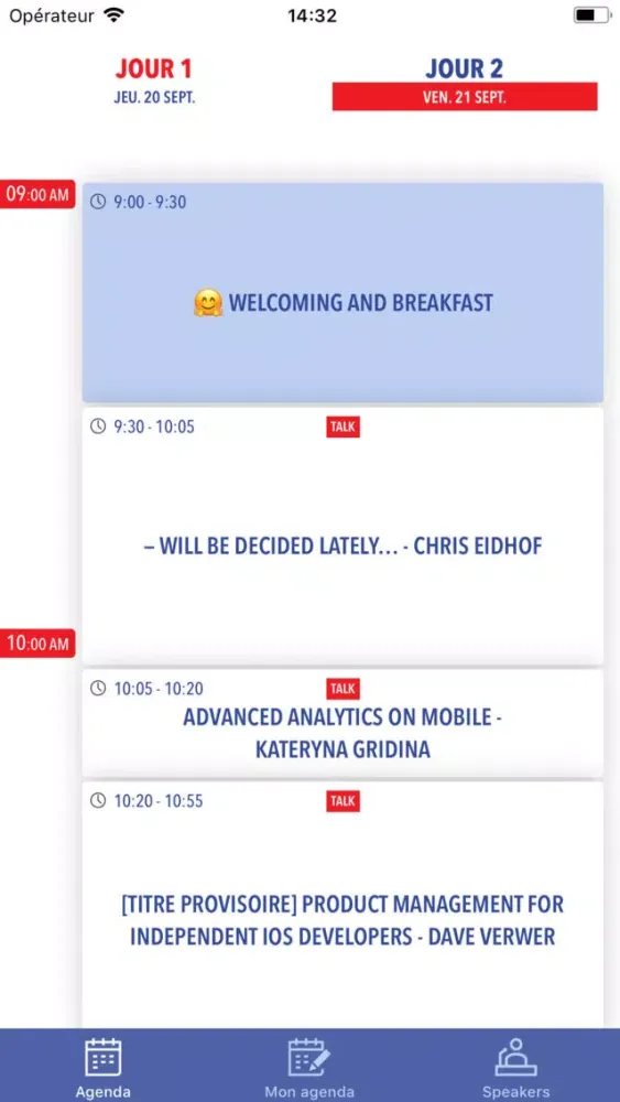 ภาพหน้าจอของ FrenchKit Conference
