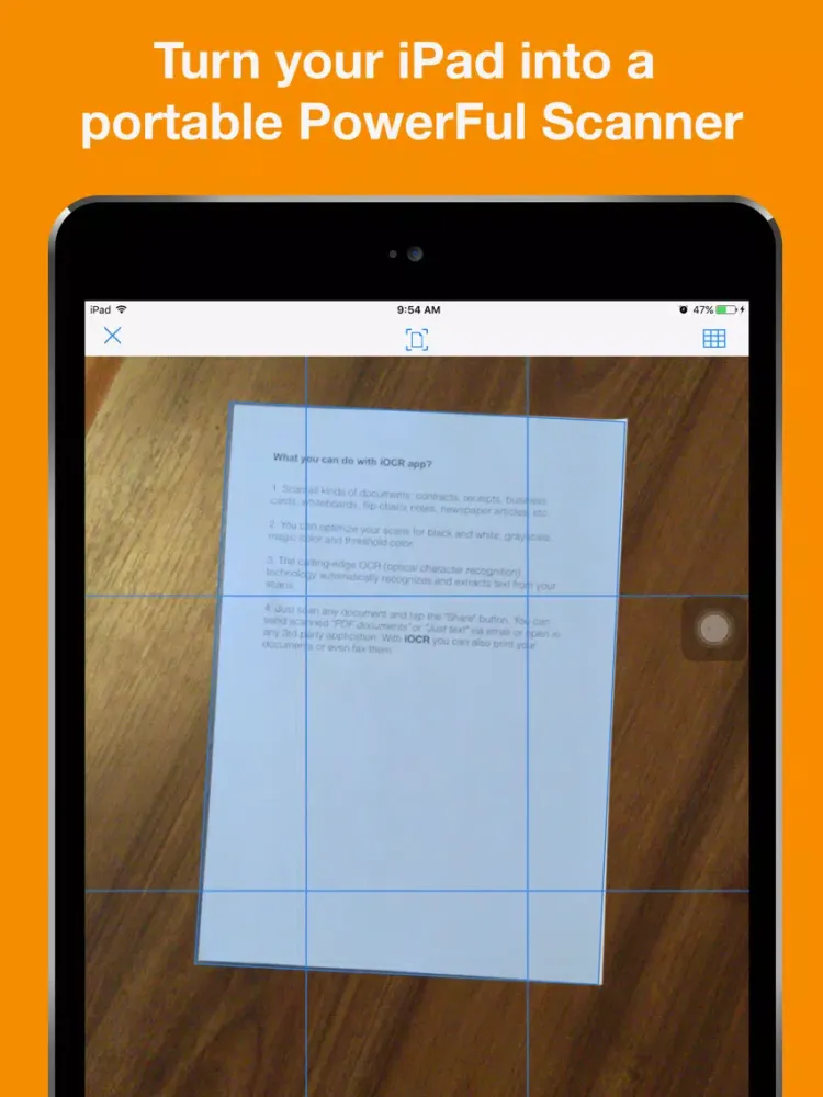 Zrzuty ekranu Mobi-Scan: PDF Scanner App iPad 