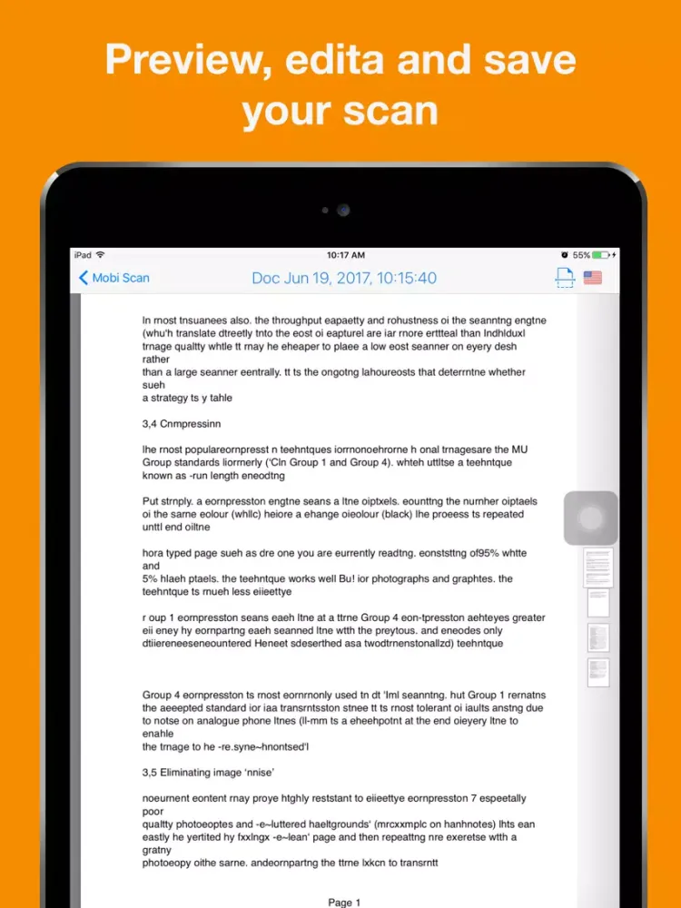 Zrzuty ekranu Mobi-Scan: PDF Scanner App iPad 